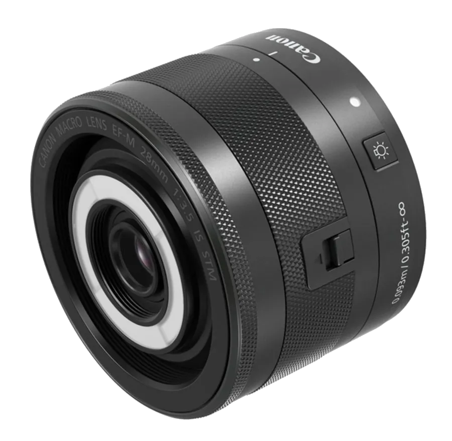 Ремонт передней линзы объектива Canon EF-M 28mm f/3.5 Macro IS STM